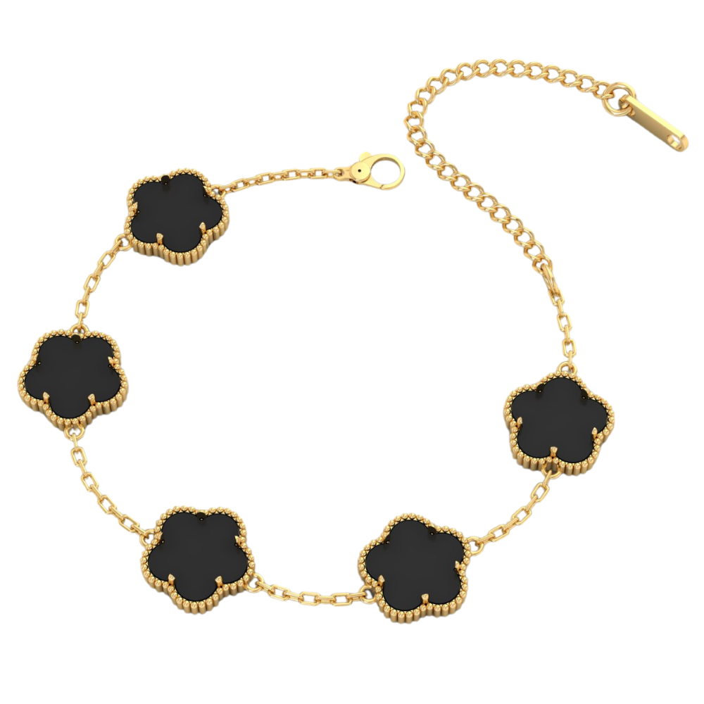 Clover Bracelet Gold/Back